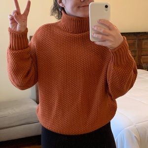 Cozy Orange Sweater
